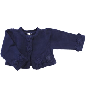 Ζακετάκι Βρεφικό Πλεκτό Κοντό Μπλε