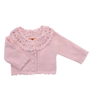 Μάλλινο Ζακετάκι Μπολερό Ροζ