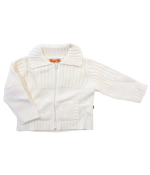 Πλεκτό Ζακετάκι Εκρού