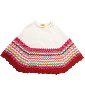 Πόντσο Πλεκτό Κόκκινο