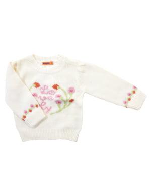 Πλεκτό Πουλόβερ Λευκό