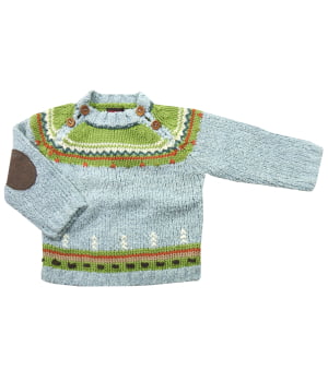 Πουλόβερ Πλεκτό Βρεφικό Γαλάζιο