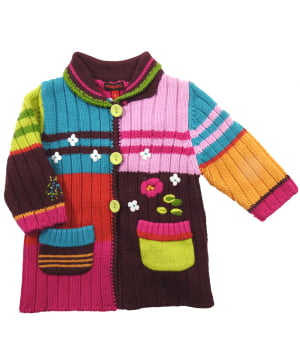 Ζακετα Πλεκτή Μακριά Καφέ