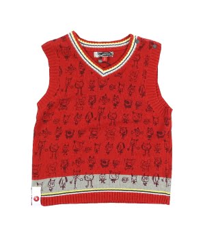 Ζιλέ Βαμβακερό Κόκκινο