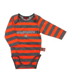 Κορμάκι Ριγέ Πορτοκαλί