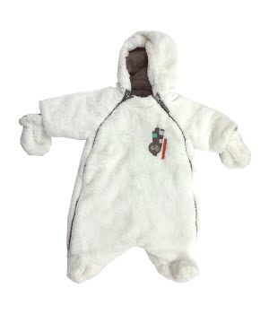 Φόρμα Εξόδου Χνουδωτή Catimini Λευκό