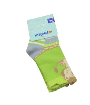 Καλτσάκι Βρεφικό Λιονταράκι Πράσινο