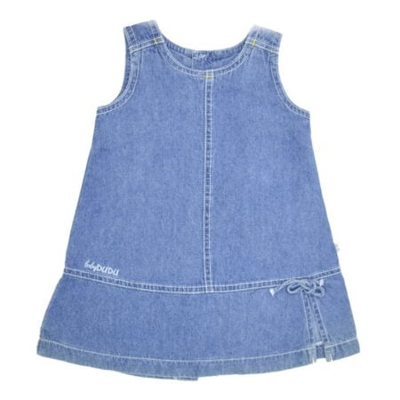Φορεματάκι Αμάνικο Τζην Μπλε