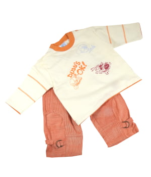 Σετ Παντελόνι & Μπλούζα Πορτοκαλί