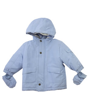 Μπουφάν Διπλό Βρεφικό Γαλάζιο