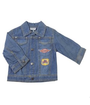 Βρεφικό Μπουφάν Τζην Μπλε