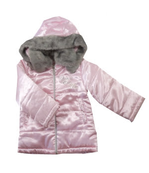 Μπουφάν Ροζ Παιδικό