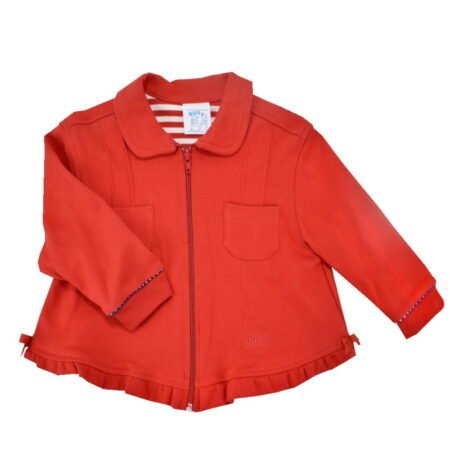 Βαμβακερή Ζακετούλα βαμβακερή Κόκκινη