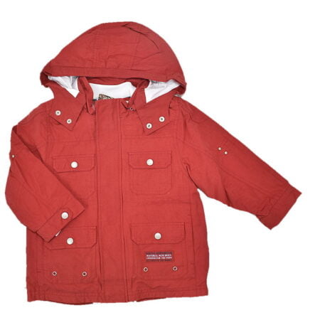 Μπουφάν Βαμβακερό Κόκκινο Διπλό