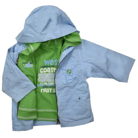 Μπουφάν Βαμβακερό Σιέλ Διπλό