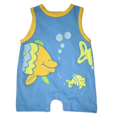 Φορμάκι Κόμπι Βαμβακερό Αμάνικο Σιέλ