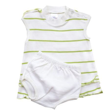 Φορμάκι/Φορεματάκι Βαμβακερό Πράσινο