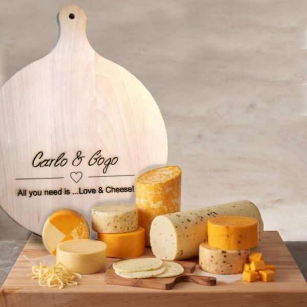 Ξύλο Κοπής Στρογγυλό με Προσωποποιημένο Μήνυμα - Image 4