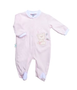 Βαμβακερό Φορμάκι Ροζ Αρκουδάκι