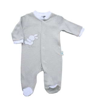 Βαμβακερό Φορμάκι Γκρι Λαγουδάκι