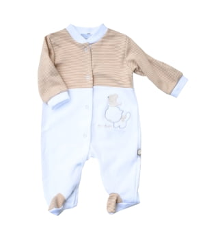 Βαμβακερό Φορμάκι Μπεζ Γατούλα & Ποντικάκι