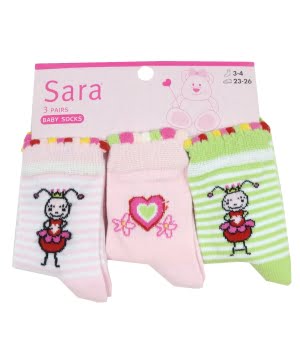 Σετ 3 Καλτσάκια Μελισσούλες