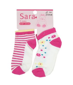 Σετ 2 Καλτσάκια Κοντά