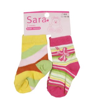 Σετ 2 Καλτσάκια Ριγέ