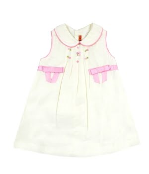 Λινό Φόρεμα Λευκό