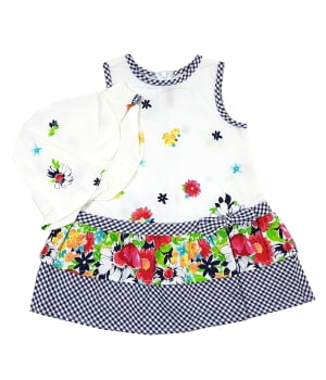 Φορεματάκι & Καπελάκι Λευκό