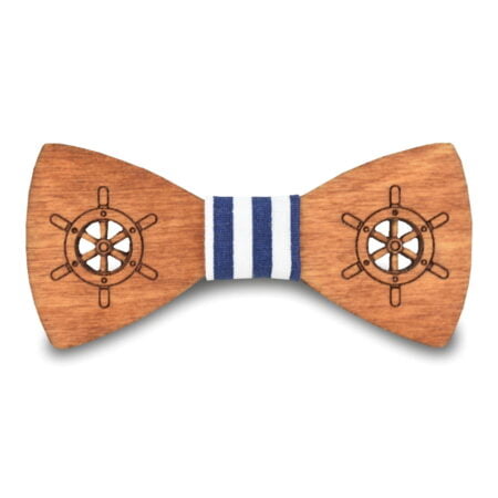 Ξύλινο Παπιγιόν Παιδικό Ναυτικό Μπλε