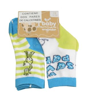Σετ 2 Καλτσάκια Βρεφικά