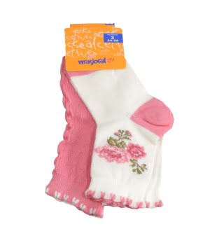 Σετ 2 Καλτσάκια Ροζ