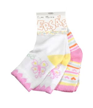 Κάλτσες Βρεφικές Σετ 2τμχ