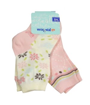 Σετ 2 Καλτσάκια Ροζ