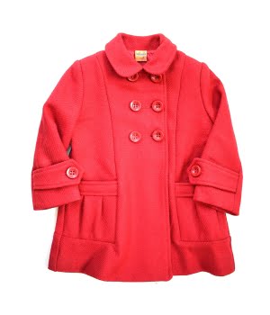 Παλτό Παιδικό Κόκκινο