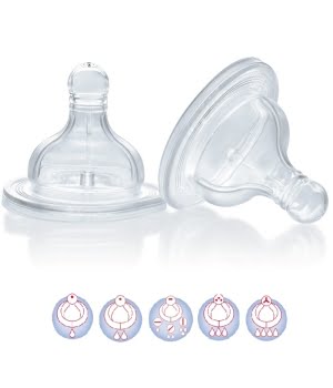 Θηλή Σιλικόνη Φυσική Μέθοδος 2τμχ