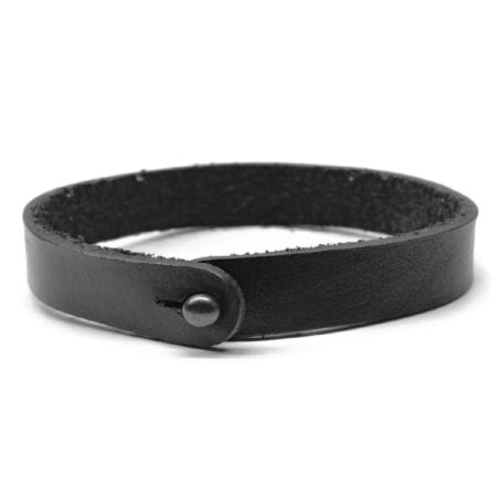 Δερμάτινο Βραχιόλι Black 10mm