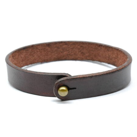 Δερμάτινο Βραχιόλι Mahogany 10mm