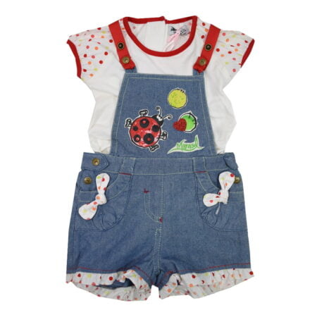 Σετ Σαλοπέτα Τζην & Μπλουζάκι Μπλε