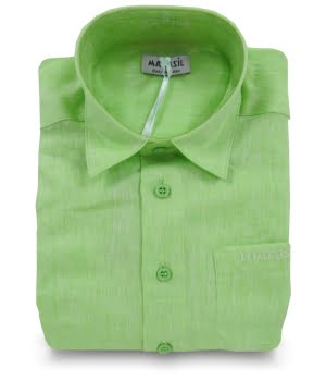 Λινό Πουκάμισο Πράσινο