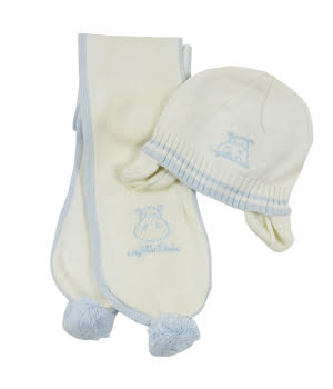 Σετ Σκουφάκι & Κασκώλ Malaga Blue