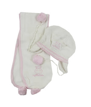 Σετ Σκουφάκι & Κασκώλ Malaga Pink