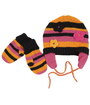 Σετ Σκουφάκι & Γαντάκια Πλεκτό