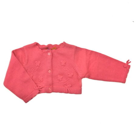 Ζακέτα Βρεφική Βαμβακερή Σάπιο Μήλο