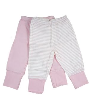 Παντελονάκια Βαμβακερά Ροζ 2τμχ