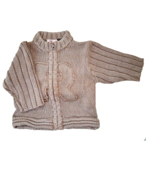 Ζακέτα Πλεκτή Βρεφική Μπεζ