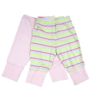 Παντελονάκια Βαμβακερά Ροζ 2τμχ