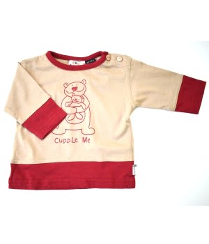 Μπλουζάκι Μακρυμάνικο Μπεμπέ Μπεζ