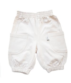 Παντελονάκι Βρεφικό Βαμβακερό Μπεζ